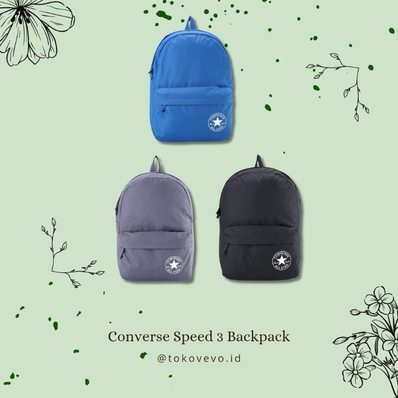 Tas Ransel Converse Original - Speed 3 Logo Backpack