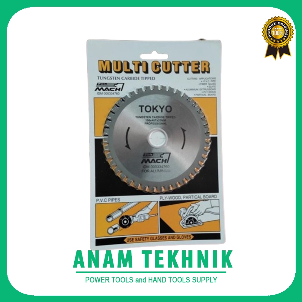 Mata Potong Gerinda Tokyo Multi Cutter 4 Inch /Potong Kayu Tokyo 4"