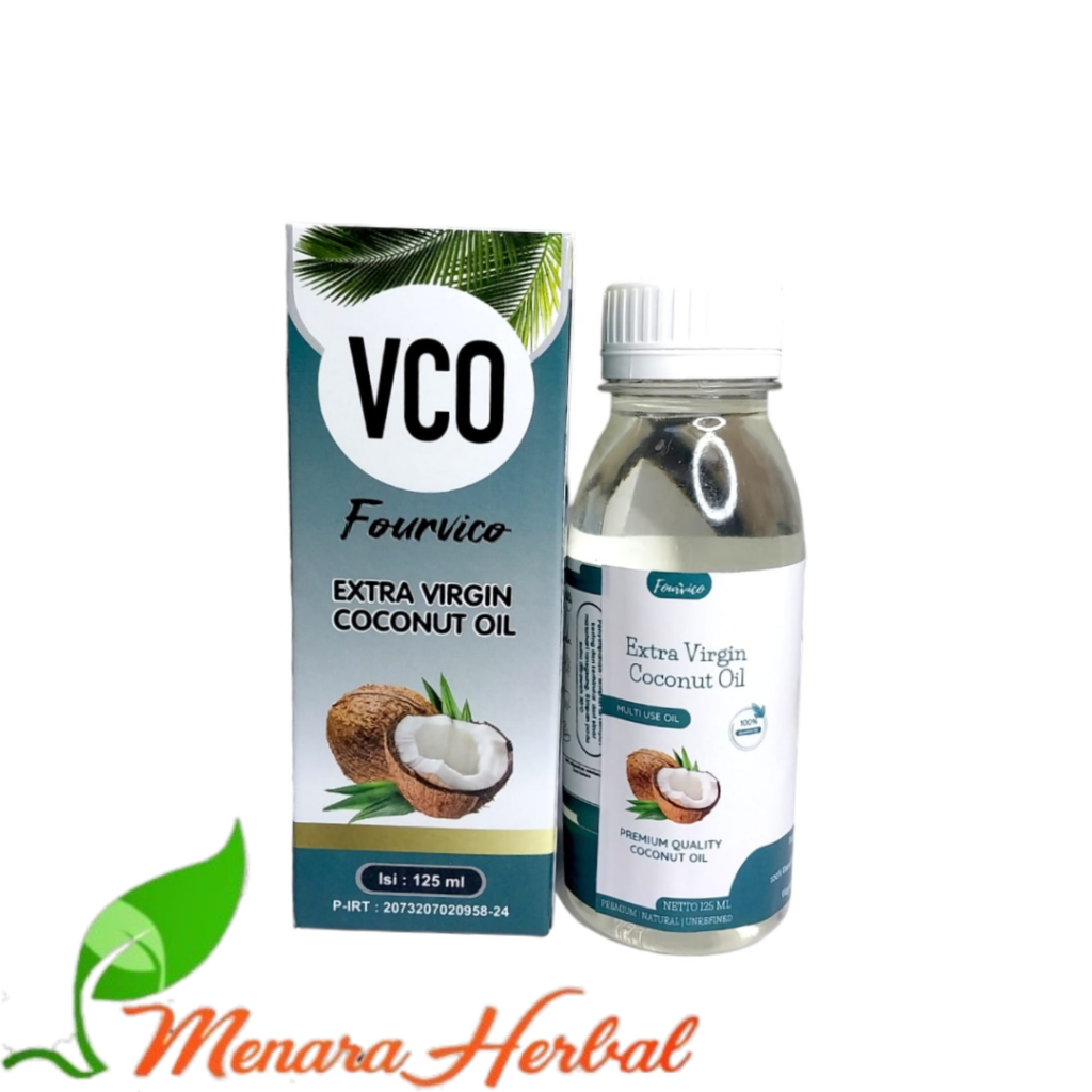 

VCO Fourvico | Extra Virgin Coconut Oil | Minyak Kelapa Murni - 125ml