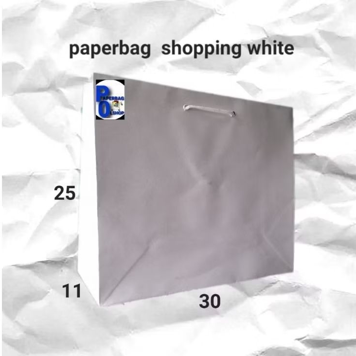 

paperbag shopping Lanscape (30×11×25) isi 12 pc