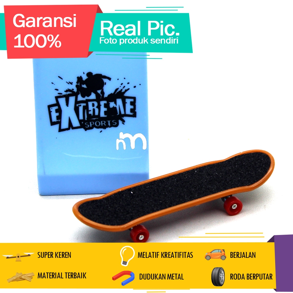 Mainan Anak Skateboard Fingerboards Extreme Skatepark