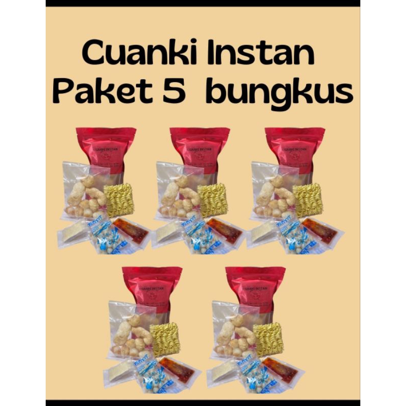 

cuanki instan paket 5 bungkus