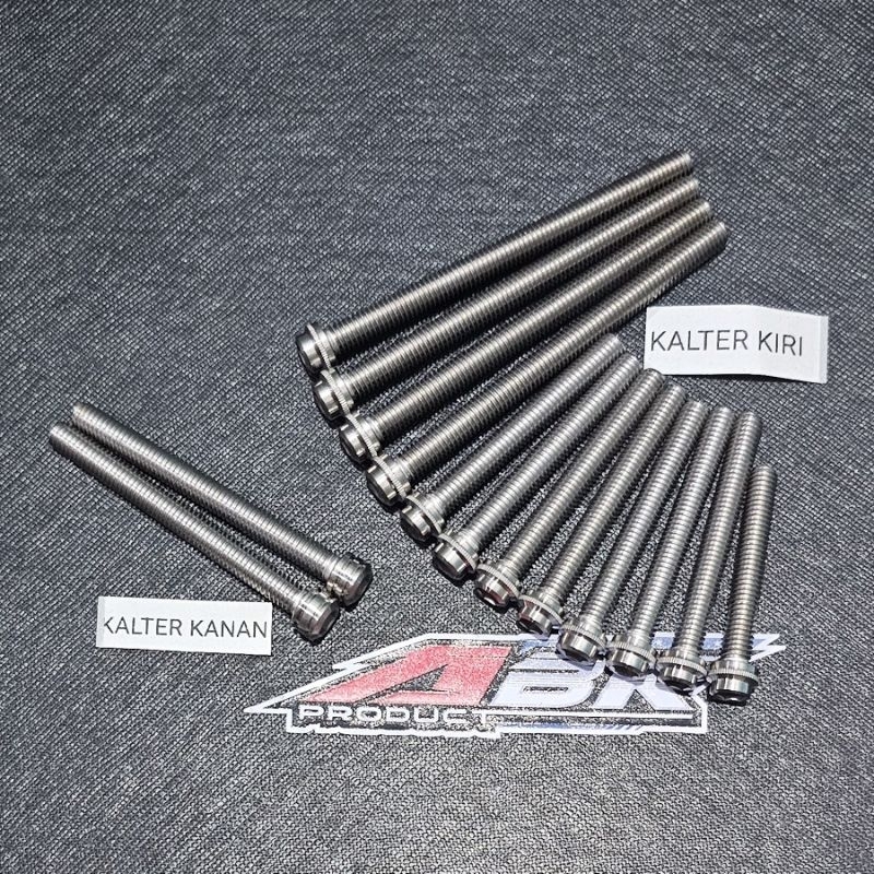 Baut L stainless crankcase vixion mx baut mesin tengah mx baut kalter tengah vixion baut bubut mesin