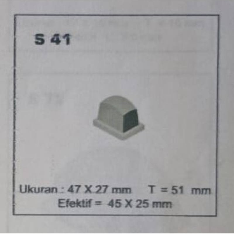 

RUBBER PAD S-41