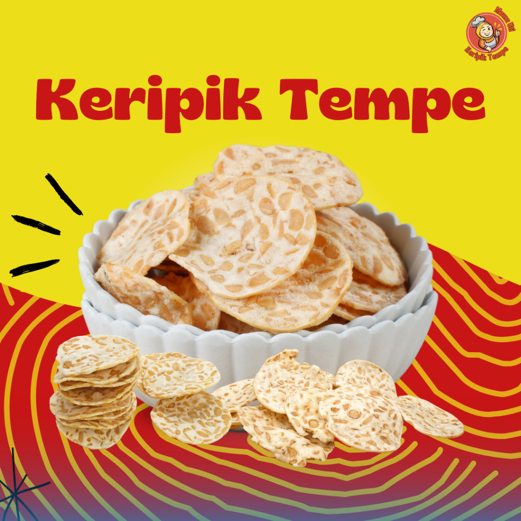 

Keripik Tempe Mama Uti / Kripik Tempe Sagu Spesial / Keripik Sagu Crispy Gurih Renyah - 250 Gram