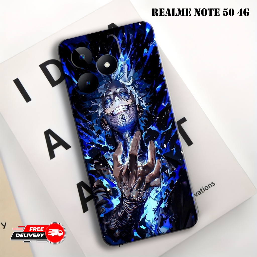 Casing Hp cocok untuk REALME NOTE 50 4G Terbaru - Softcase Fashion Case Animasi Anime - Type Lain Vi