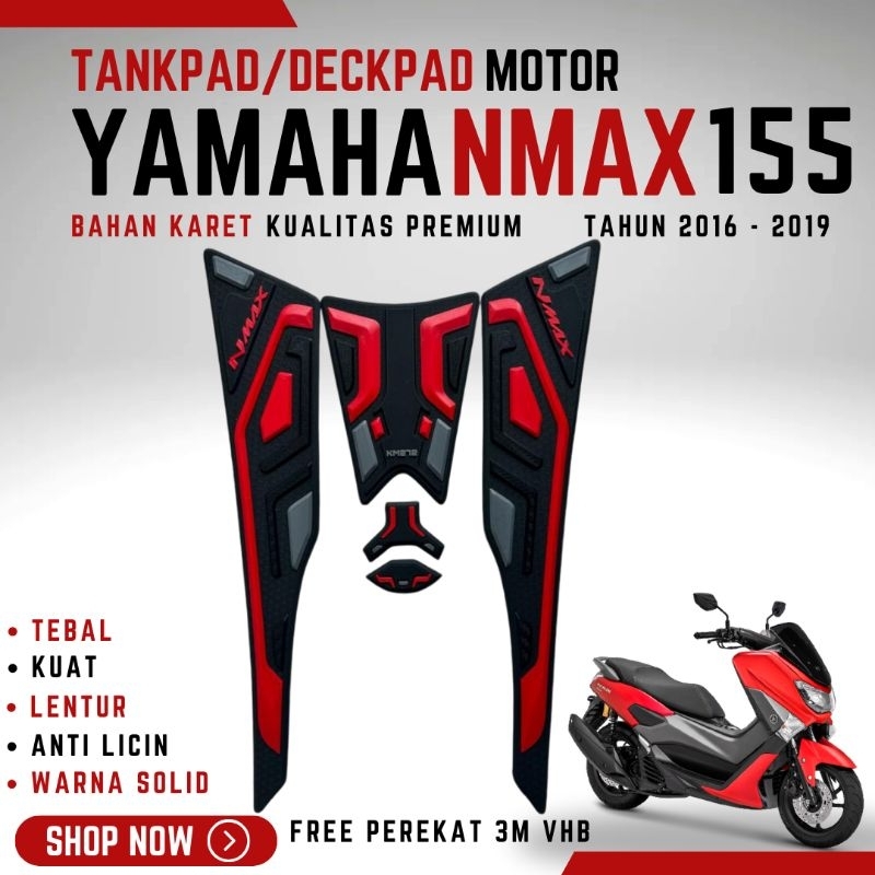 AKSESORIS NMAX OLD/TANKPAD NMAX OLD TAHUN 2015 - 2019/VARIASI NMAX OLD/DECKPAD NMAX OLD