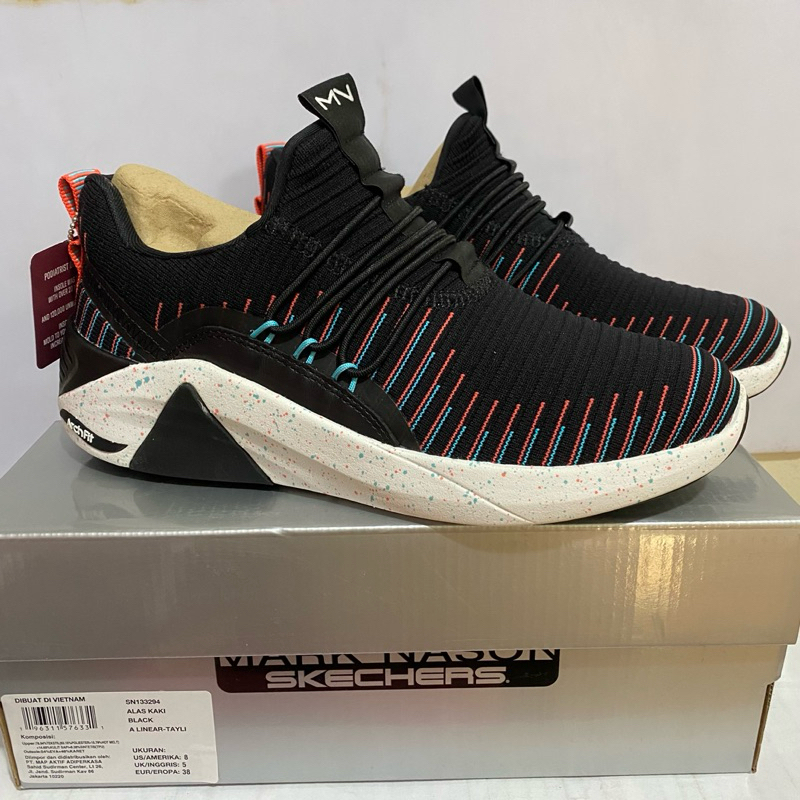 Sepatu Skechers Original Slip On Mark Nason 133294BLK Womwn