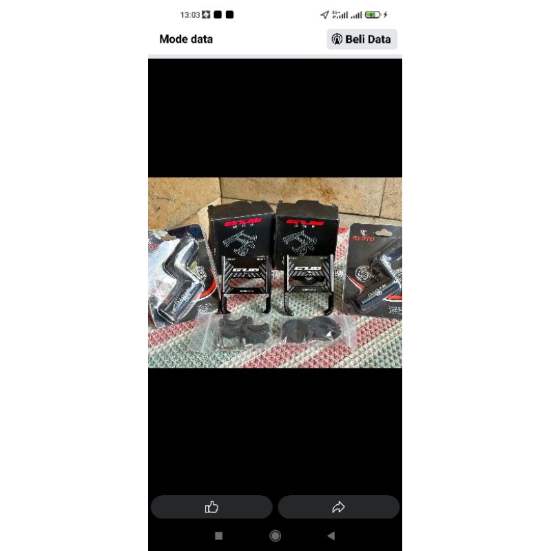 Holder Hp GUB P30+Breket Motowolf ORIGINAL