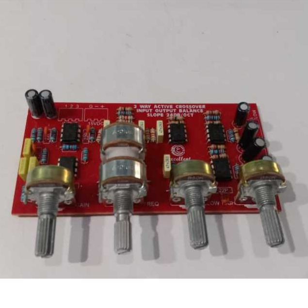 KIT CROSSOVER ACTIVE 2 WAY INPUT OUTPUT BALANCE SLOPE 24DB/OCT TYPE SH-670 #6