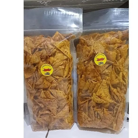 

Pangreng moncos (pangsit goreng moncos) pedas daun jeruk 500gr