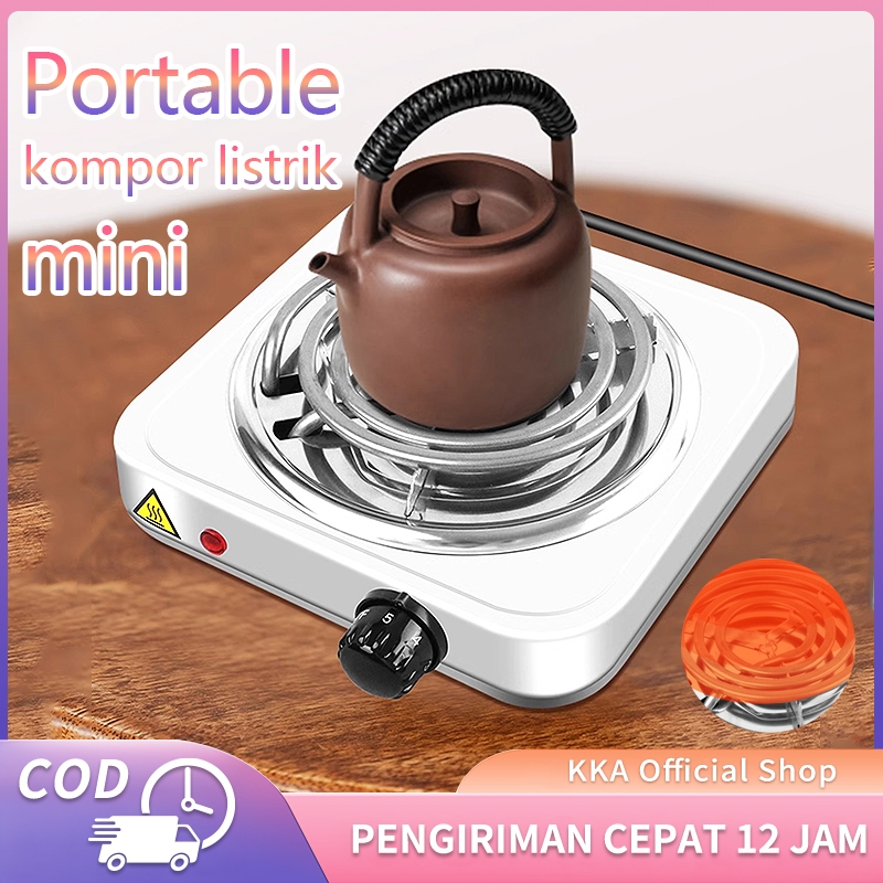 kompor listrik low watt 1 tungku mini kompor portable Kopi Teh