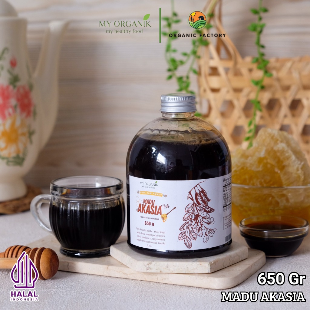 

My Organik Madu Murni Akasia 650g Premium Raw Honey Asli Original 100%