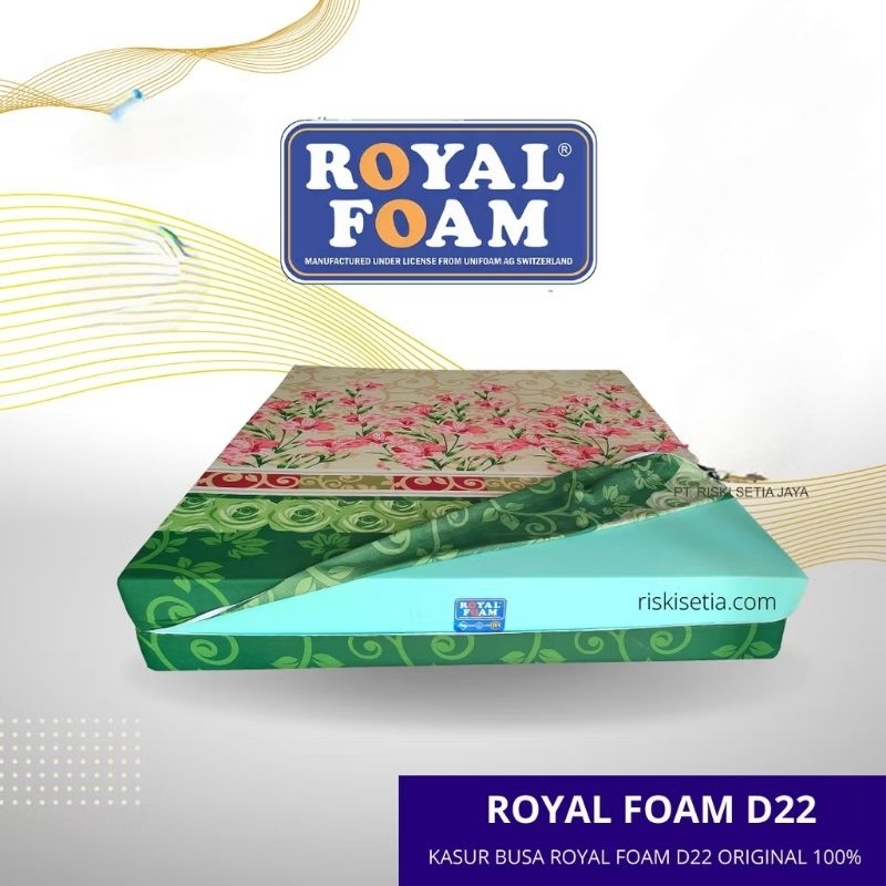 Kasur busa ROYAL FOAM D22 LIGHT GREEN