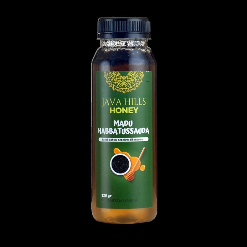 

madu herbal habbatussauda Java hills honey 330 gram