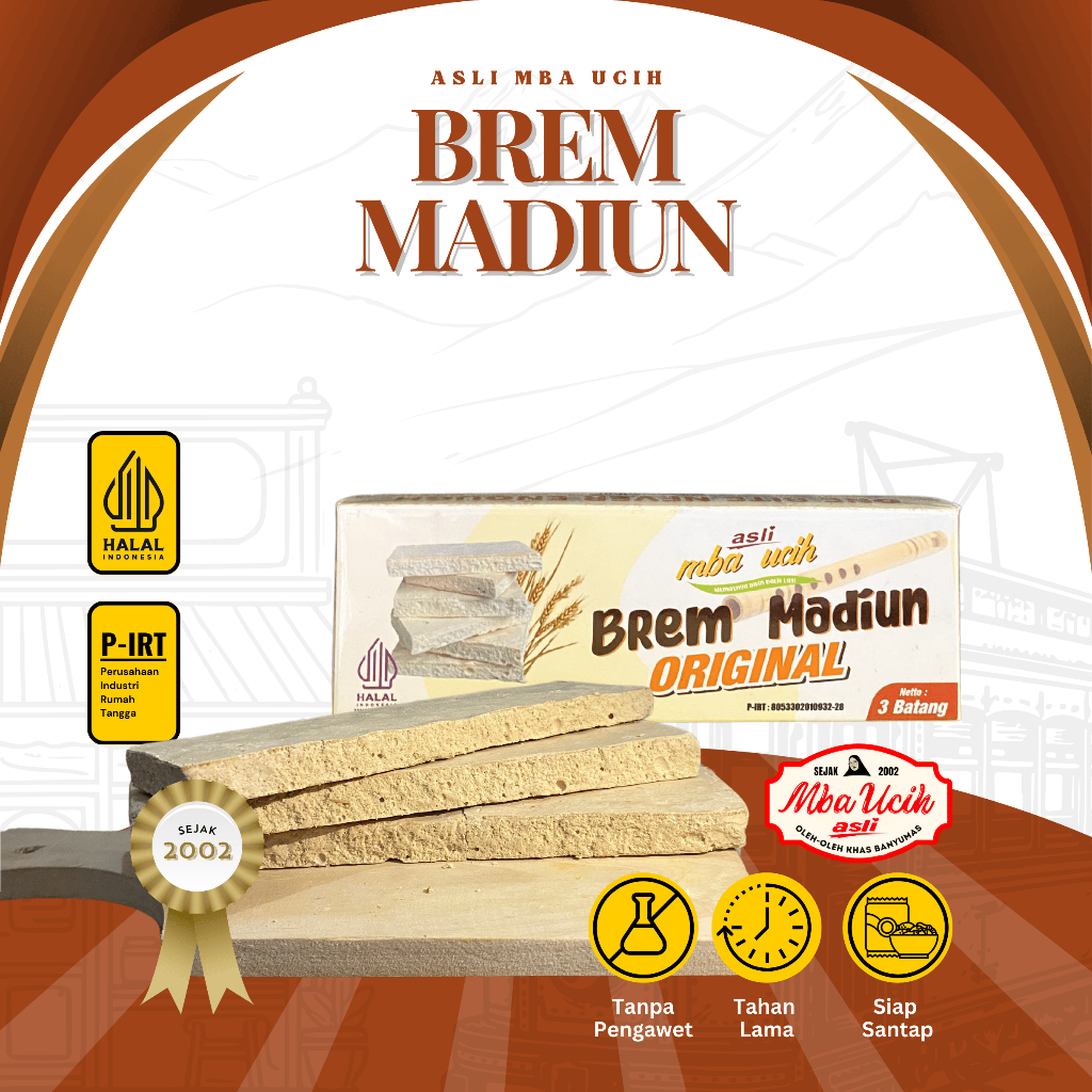 

Brem Madiun Asli Mba Ucih Oleh Oleh Khas Banyumas