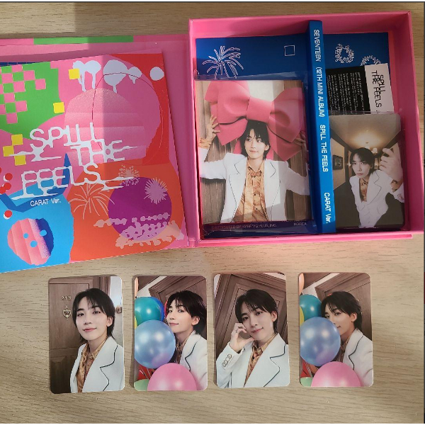 PO (BACA DESKRIPSI) FIX MEMBER JEONGHAN SET SPILL THE FEELS CARAT VERSION ALBUM SEVENTEEN CARVER