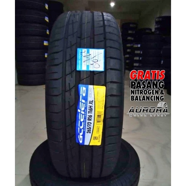 Ban mobil Accelera Iota ST68 265/70 R16 ban tubles pajero fortuner ring 16