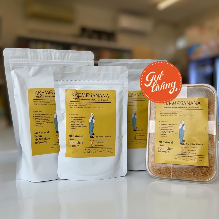

Kremesan Hati Ayam Organik Lauk dan Cemilan Sehat Anak Gluten Free Kremesanana