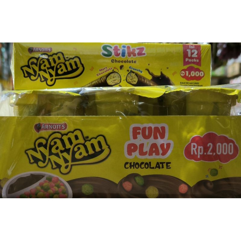 

nyam nyam stick. nyam nyam fun play.