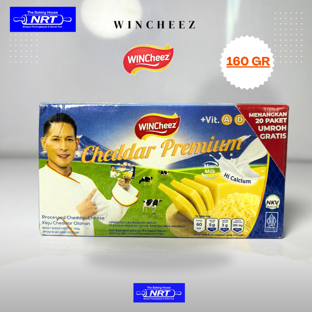 

WINCheez Keju Cheddar Premium 160 Gram