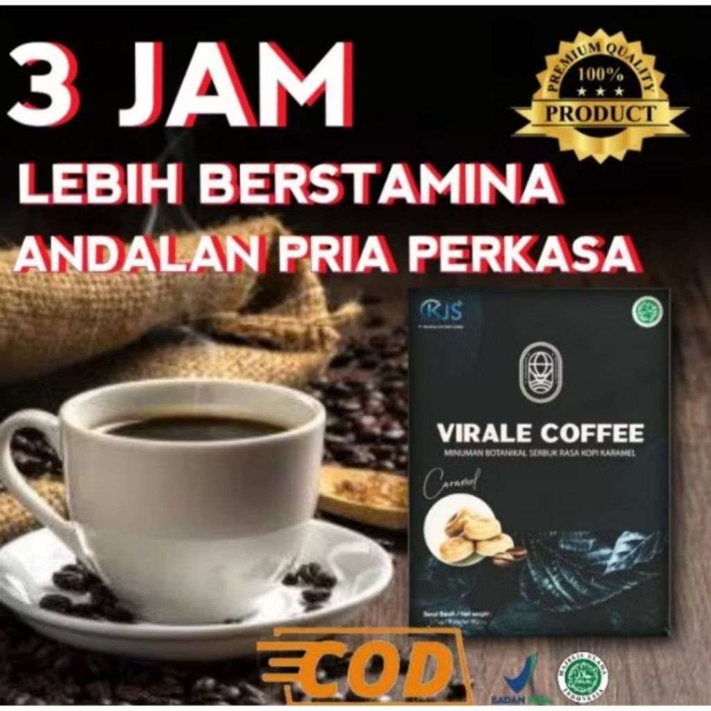 

VIRALE COFFE Premium Original 100% Halal BPOM Bisa COD