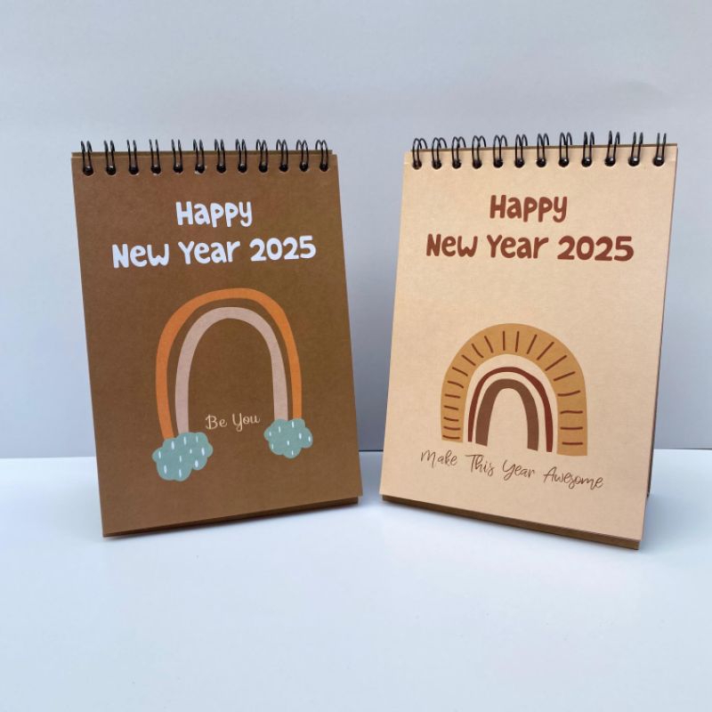 

KALENDER 2025/KALENDER MEJA AESTHETIC/KALENDER MEJA UKURAN A6 2025/ KALENDER A6