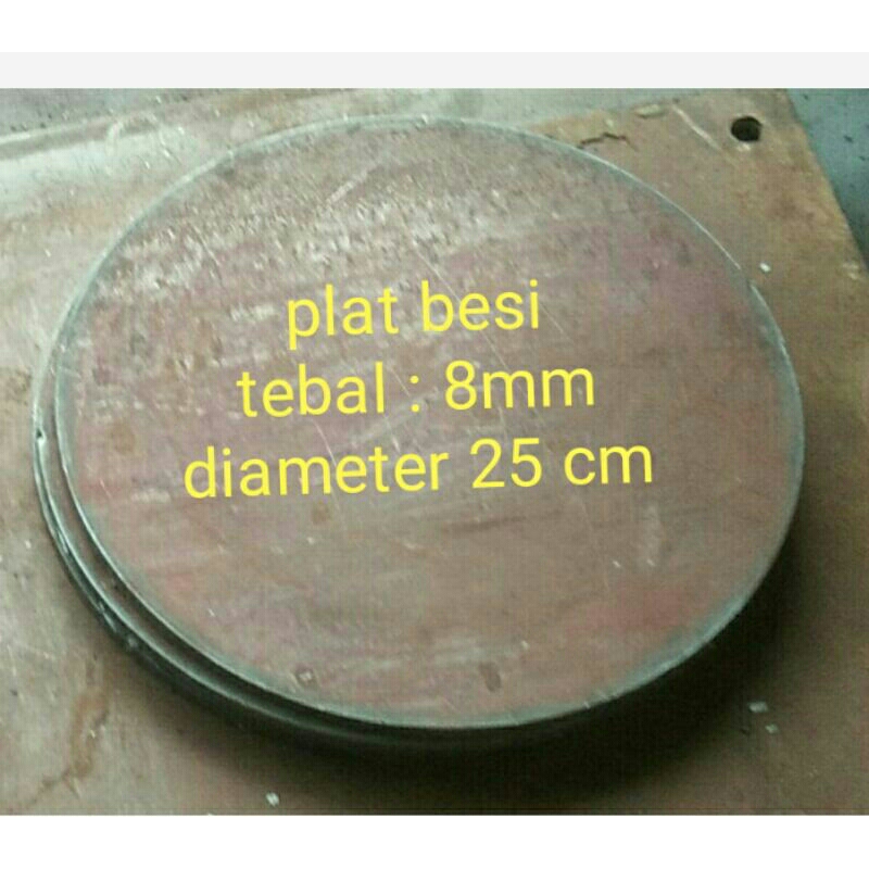 Besi plat bulat