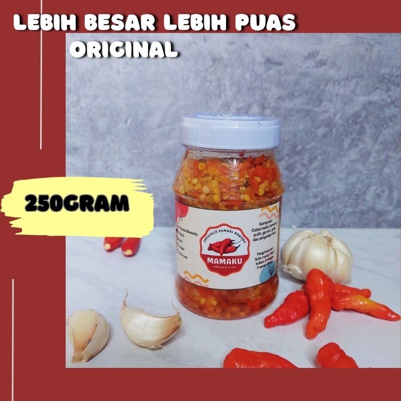 

MAMAKU Sambal Bawang Original 250GRAM