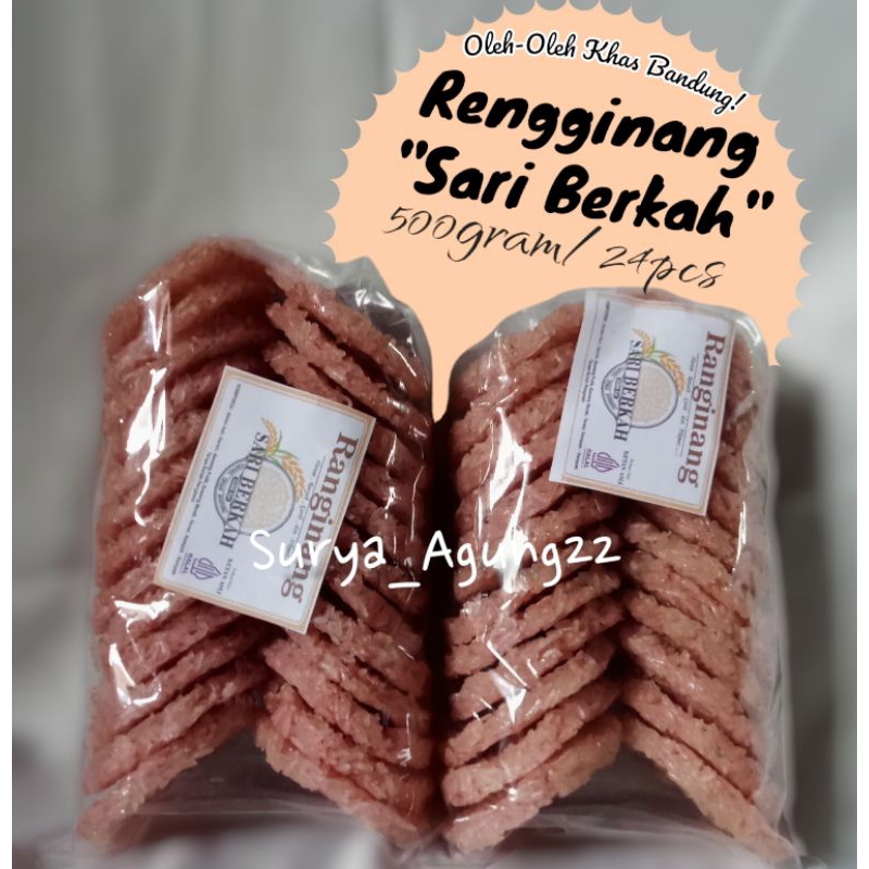 

Rengginang Terasi Mentah 500 Gram Oleh Oleh Khas Bandung Isi 24 Pcs