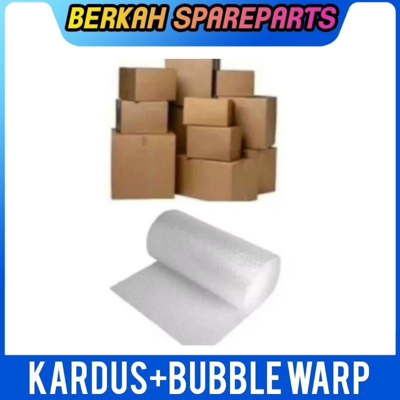 

TAMBAHAN KARDUS PACKING + BUBLE WARP AGAR BARANG ANDA SELAMAT SAMPAI TUJUAN