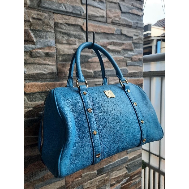 Tenteng/Speedy MCM Munchen - TAS PRELOVED BRANDED ORIGINAL