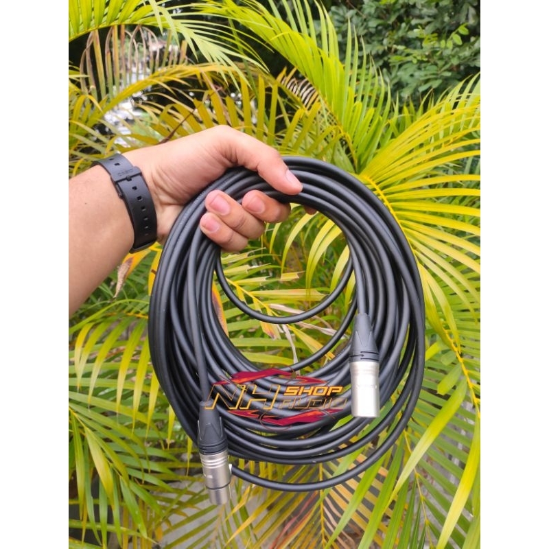 Kabel Mic 10 meter FULL BMA Kabel Xlr to xlr 10m / Kabel canon to canon / kabel xlr male to xlr fema