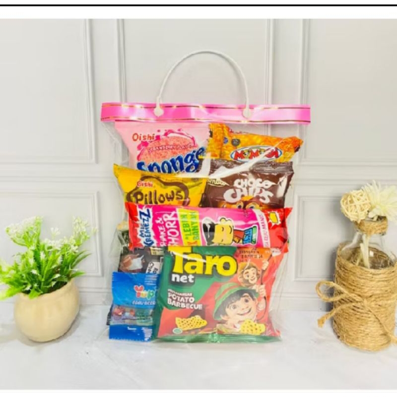 

paket Snack ulang tahun anak murah simple