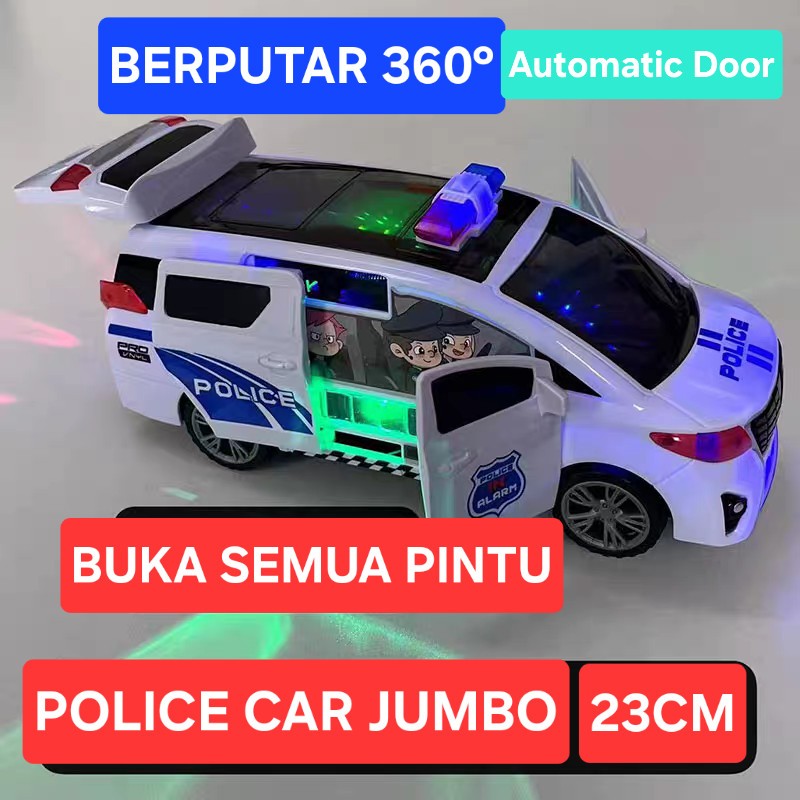 MAINAN POLICE VEHICLE MOBIL POLISI JUMBO