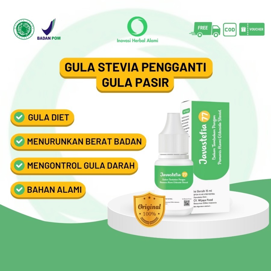 Javastefia 77 Pemanis Alami Glikosida Steviol