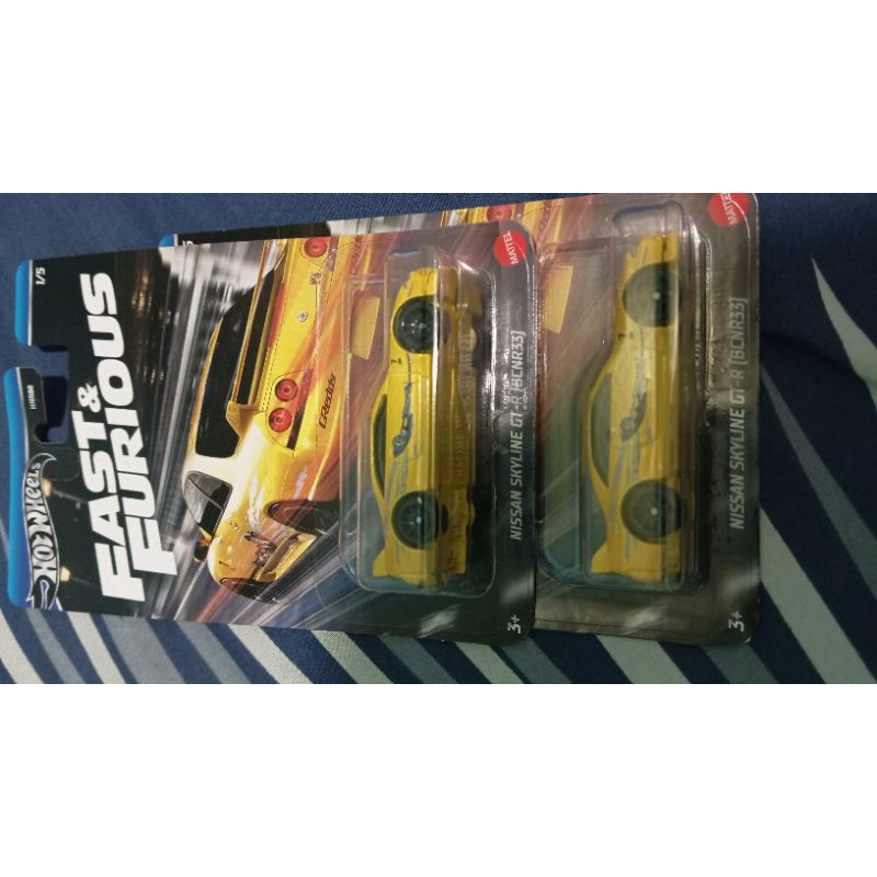 hot wheels fast and furious nissan skyline gt r bcnr33