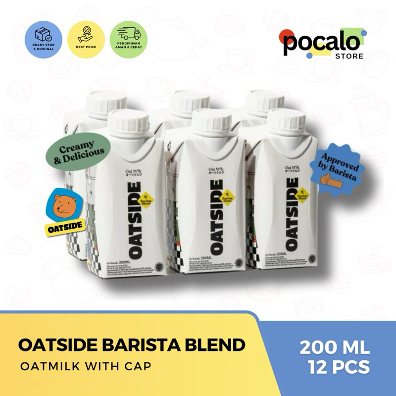 

Oatside Oat Milk Cap 200ML ( 12 pcs ) - Barista Blend