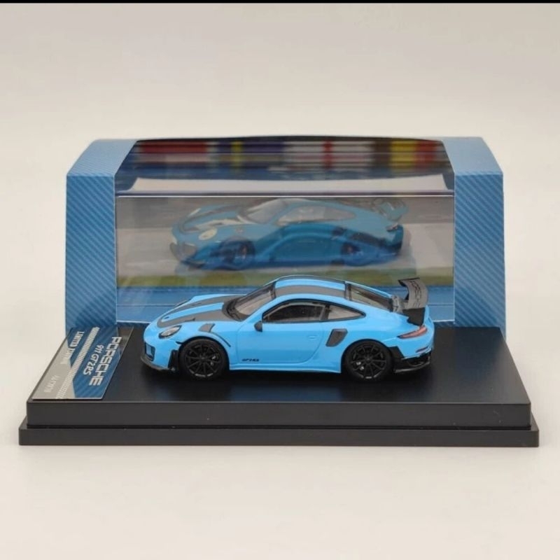 OEM Mini GT Inno64  Porsche 911 GT2RS Biru dan kuning