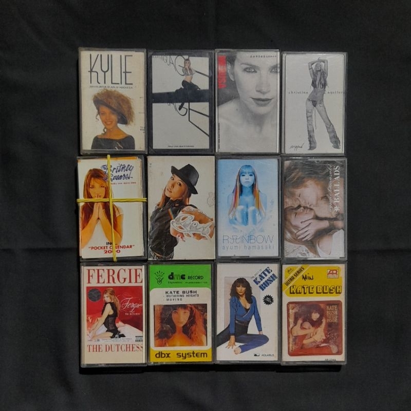 Kaset V/A - (Kate Bush, Kylie Minogue, BoA, Ayumi Hamasaki, Britney Spears, Fergie)