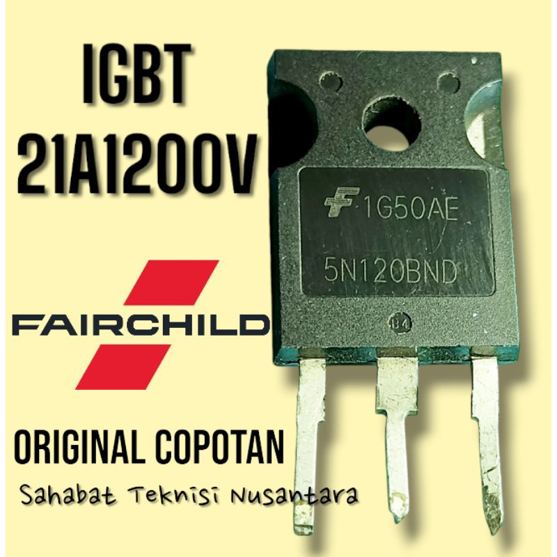 IGBT 5N120BND IGBT 21A/1200V IGBT KOMPOR INDUKSI IGBT INVERTER Copotan
