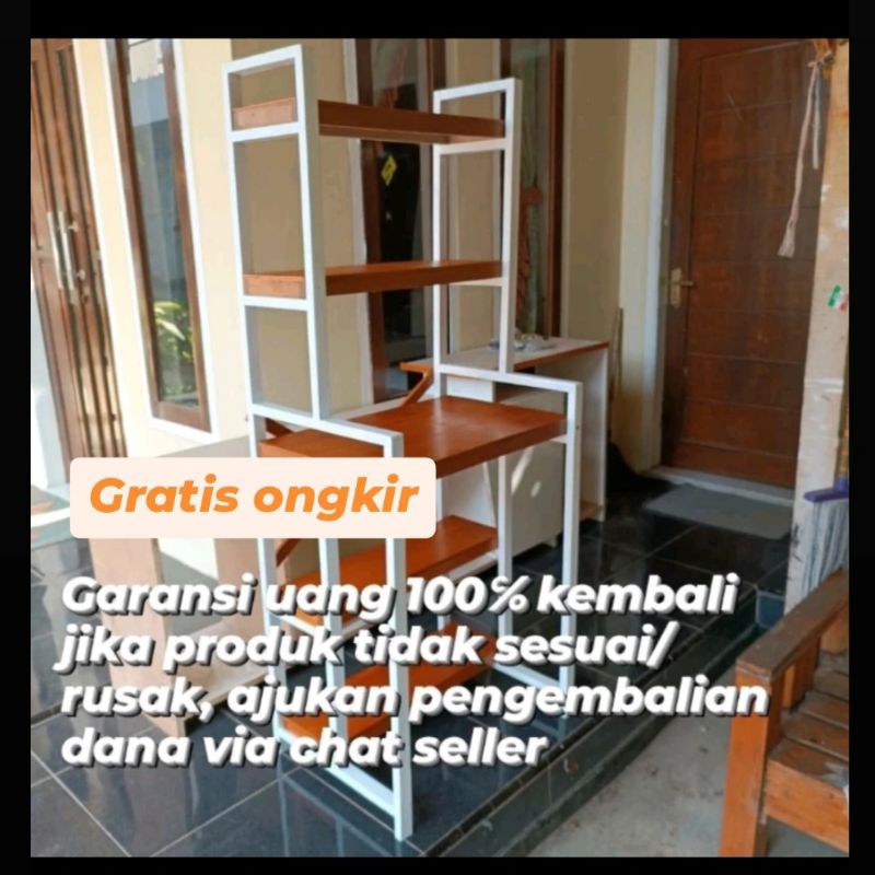 RAK DAPUR SERBAGUNA RAK OVEN MAGICOM DAN MICROWAVE