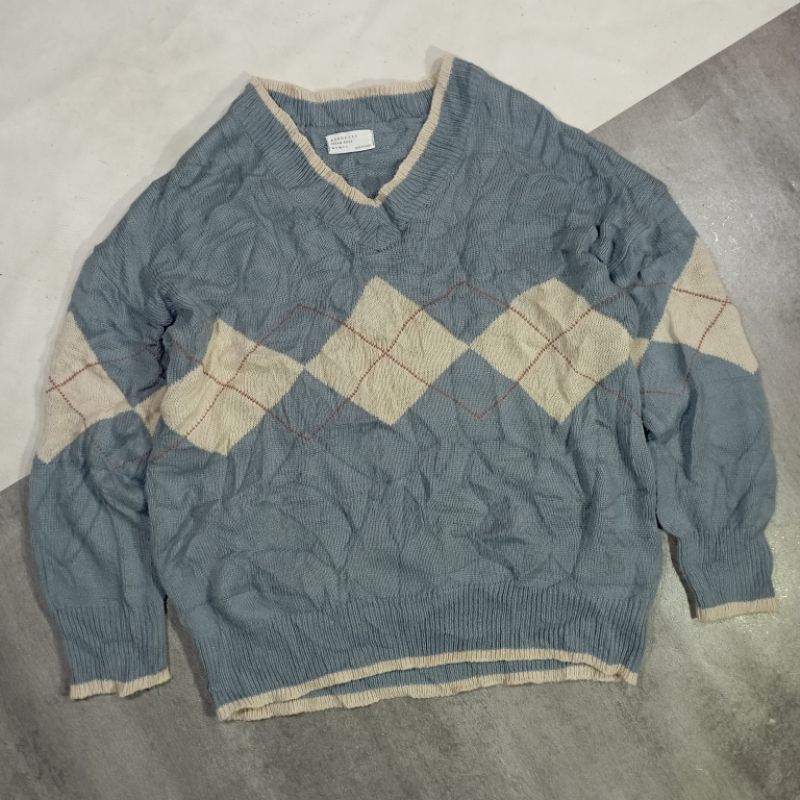 Knitwear sweater rajut motif MYMYT Monocode