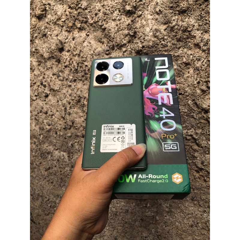 Infinix not 40 pro plus 5g second ori fulset