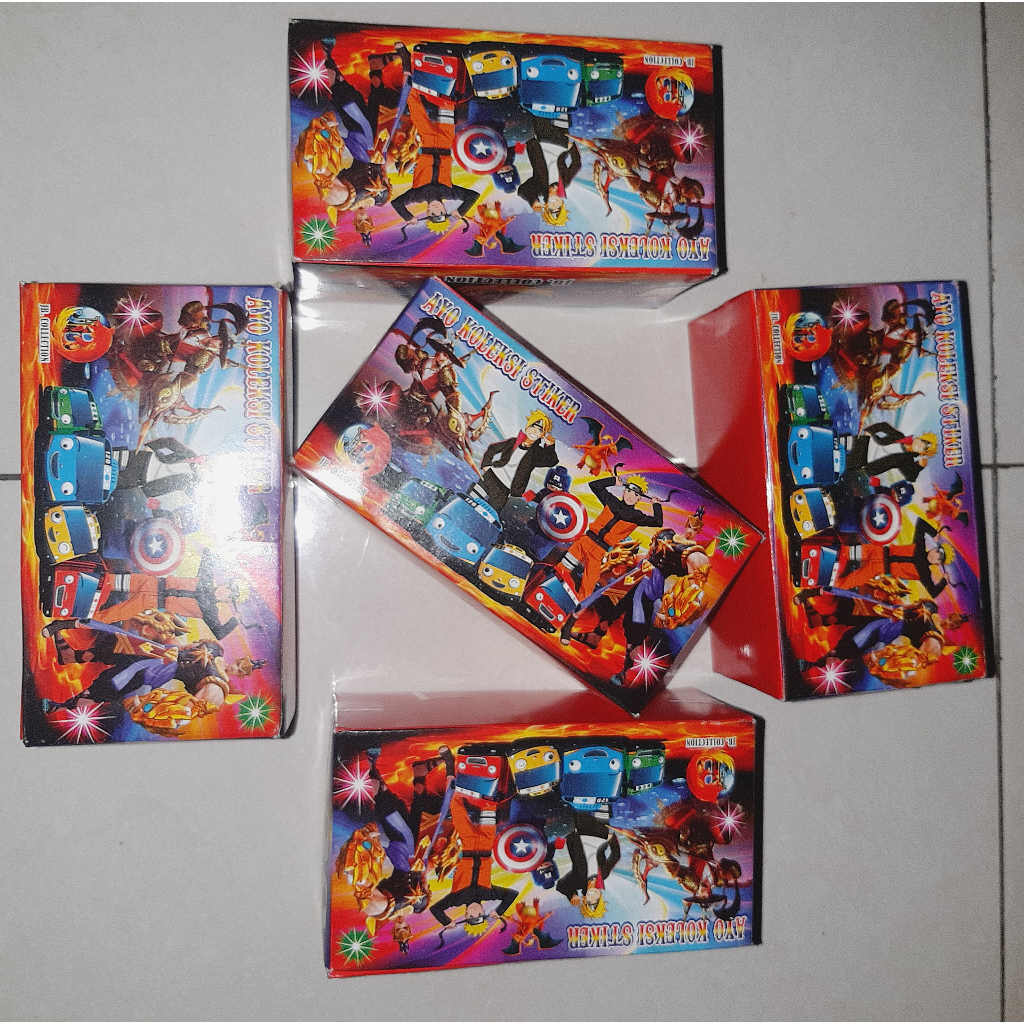 

1 box stiker koleksi isi 200 pcs