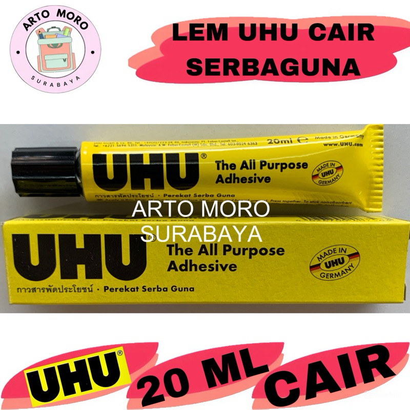 

LEM UHU SERBAGUNA 20 ML READY STOCK SURABAYA