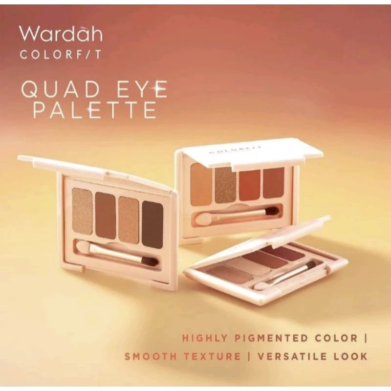 WARDAH COLORFIT QUAD EYE PALETTE || WARDAH EYESHADOW PALETTE