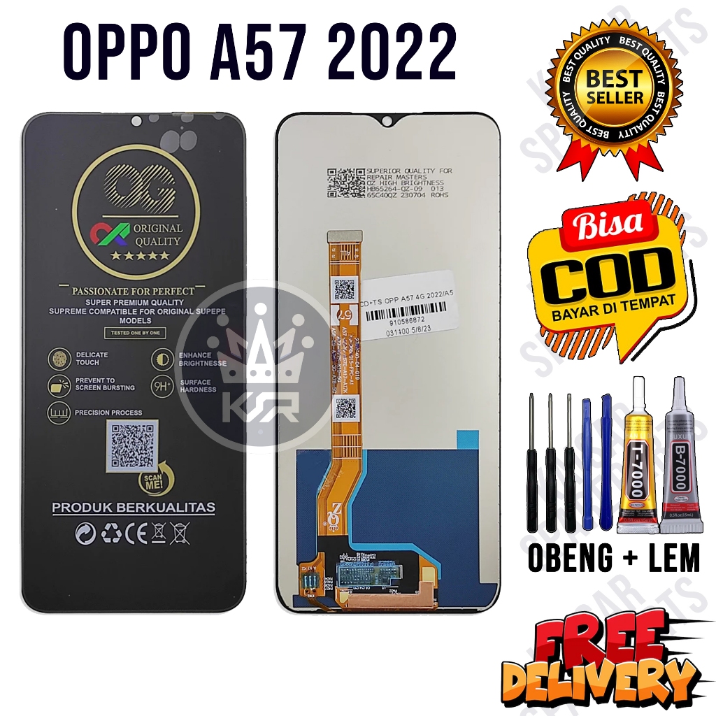 Lcd Touchscreen OPPO A57 2022 Original Oem Lcd OPPO A57 2022 Fullset