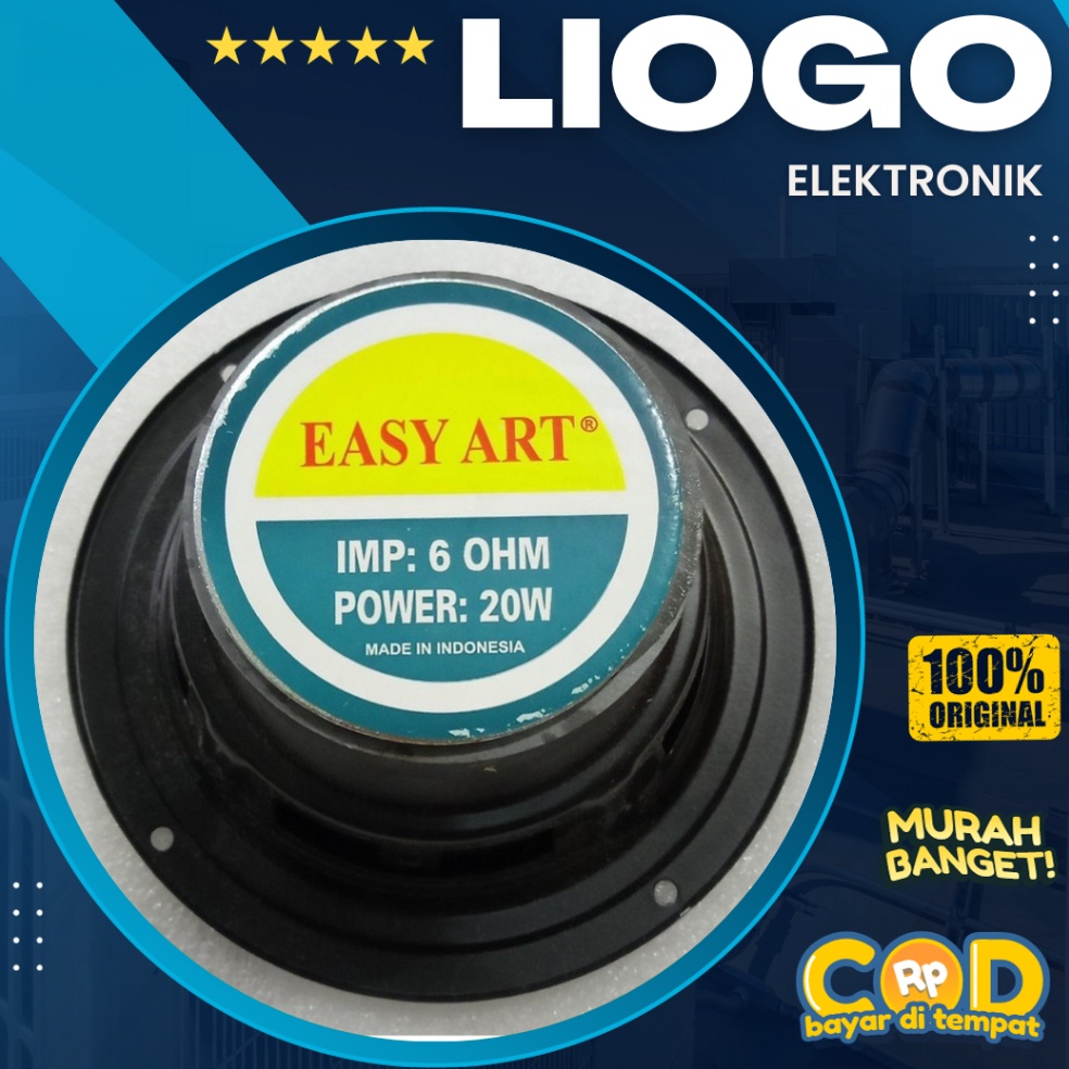 KODE H6Z8 Speaker 5INCH WOOFER 5INCH EASY ART 5 INCH