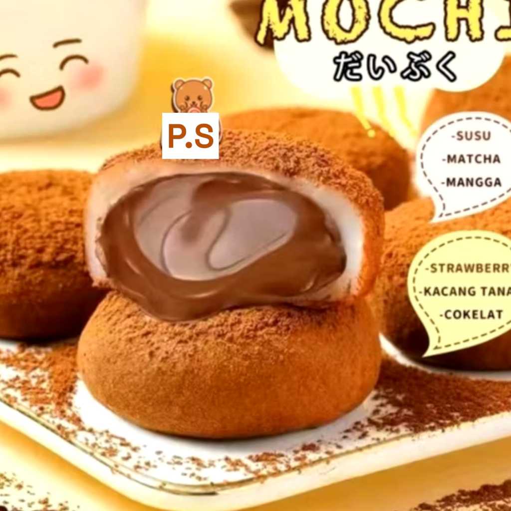 

Mochi Conley Super Coklat | Isi 1 Pcs @ 30 g